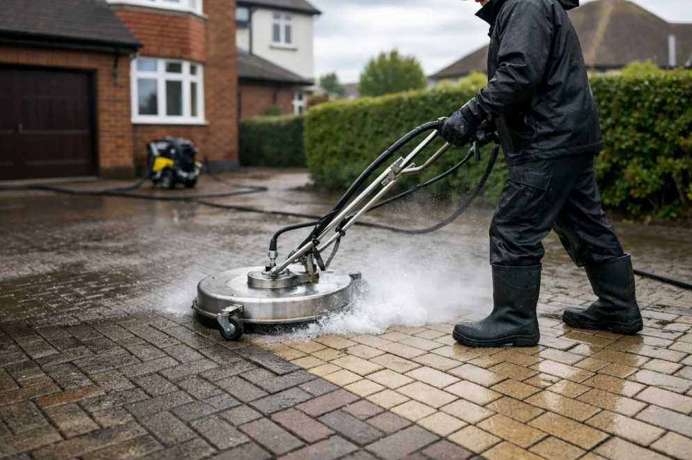 Driveway cleaning service by All Surface Cleaning in Dublin