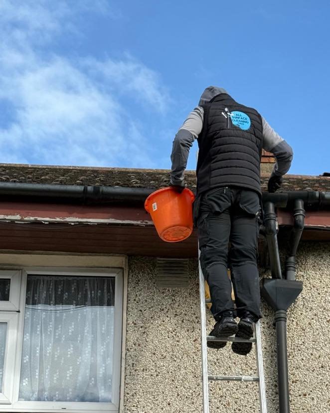 Gutter cleaning and repair service by All Surface Cleaning in Dublin